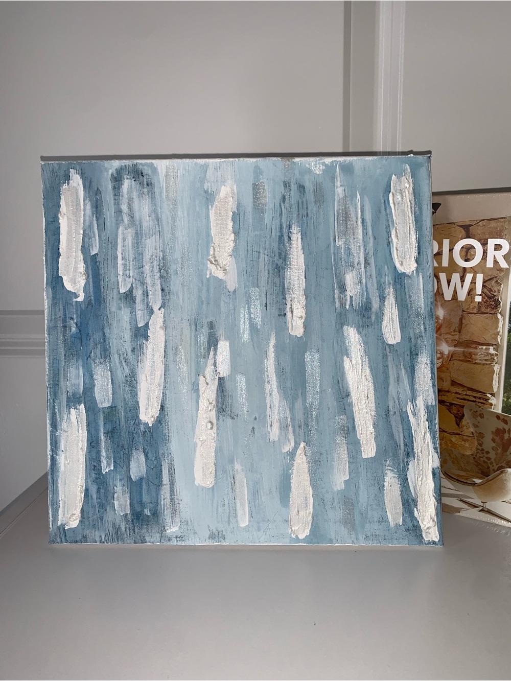 Wall Art Painted by Me Piece called : Shimmer Rain